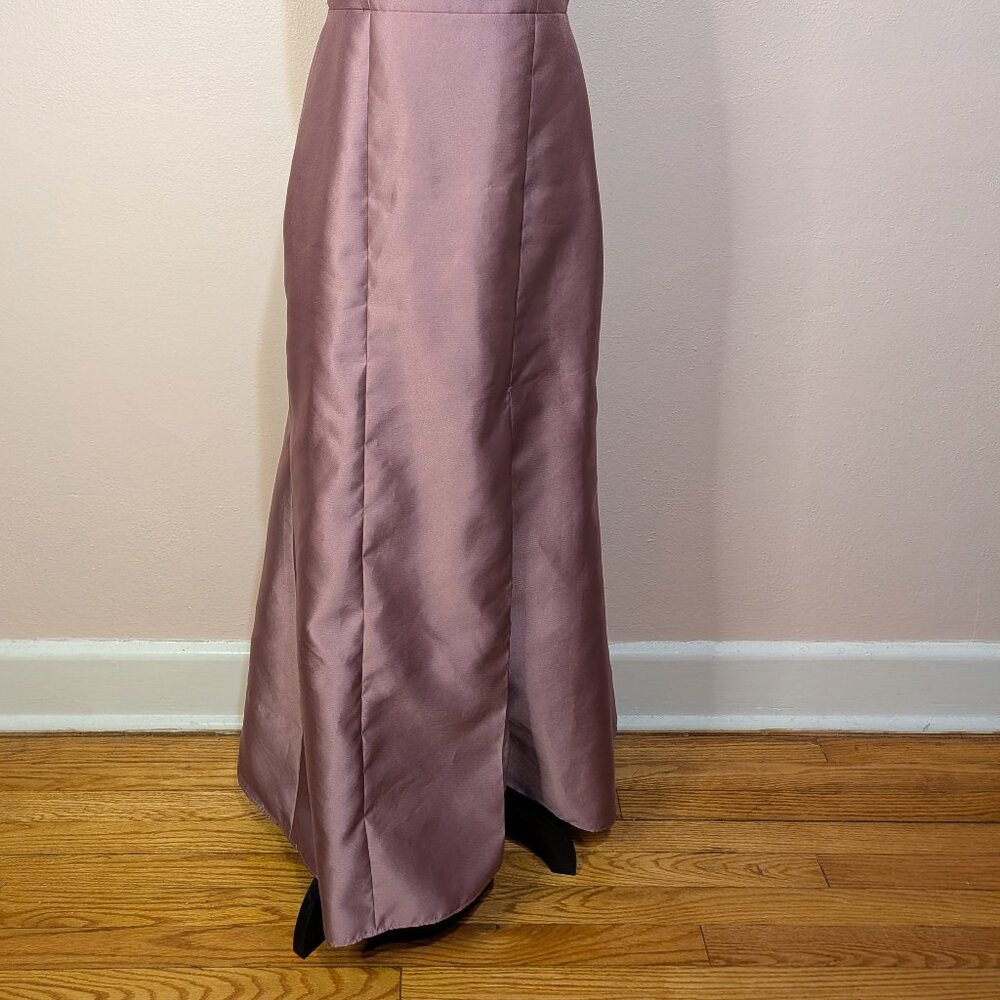 Bella Dusty Rose Pink BB135 Maxi Sleeveless Formal Dress Size 10 - Picture 4 of 15